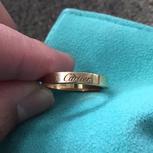 Authentic Cartier Rose Gold Ring